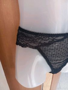 Lace Trim Bikini Briefs