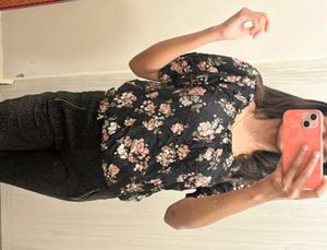2 In 1 Branded Crop Top