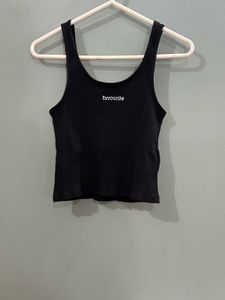 Good condition Vintage Black "favourite" Tank Top