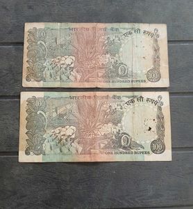 Old Hundred Rs Agricultural Note Pack Of 2