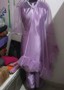 Elegant Lavender only Kurti duppata