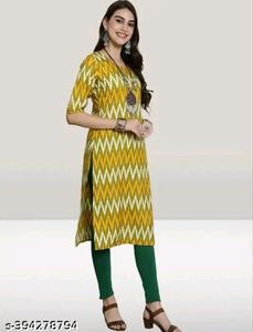 Cotton Silk-A-line Kurta
