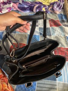 black allen solly hand bag
