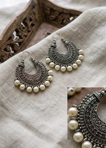 Exquisite Pearl Jhumka Earrings