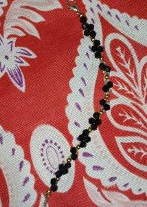 Elegant Black Beaded Bracelet