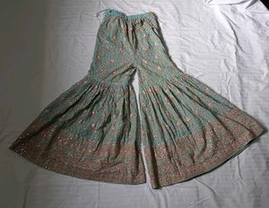 Embroidered Sharara Pants