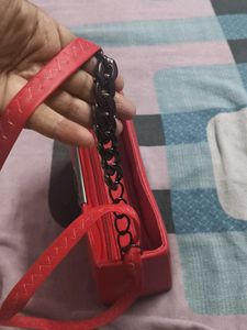 Stylish Red Handbag new without tag