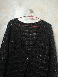 black net cardigan for women,winters
