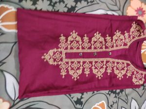 Elegant Embroidered Kurta