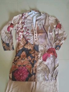 Printed Kurta and Pants Set