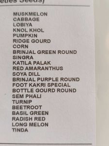 Agrey Indian Vegetable Seeds Bank (44 Varieties)