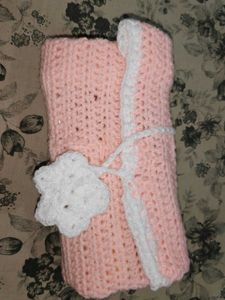 Handmade Crochet hook set holder pouch