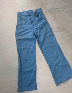 H&amp;M Light Blue Wide Leg Jeans