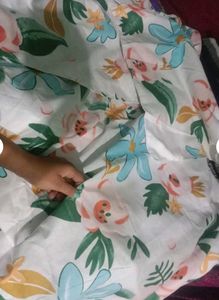 Elastic Fitted Bedsheet With Pillow Cover