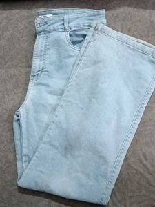 Light Wash Cargo Jeans