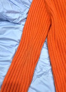 Lacoste Orange Knit Cardigan