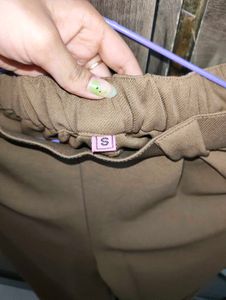 Classic Brown Wide Leg Trousers