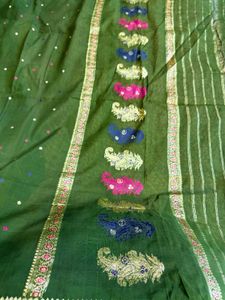 100% Pure Silk Chanderi Banarasi