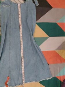Denim Pinafore Dress
