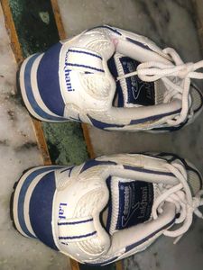 unisex White &amp; Blue Athletic Shoes