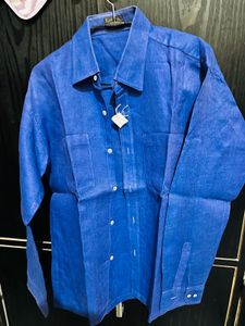 Blue Button-Down Shirt