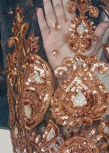Net Black Saree With Golden Work