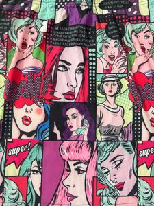 Berrylush multicoloured graphic simply mini skirt