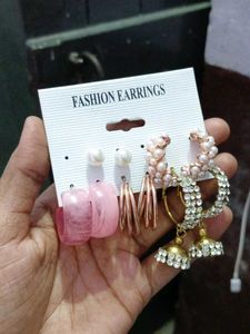 Set of 5 Fashion Earrings