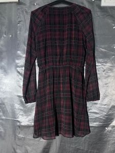 Mango Chic Plaid Mini Dress