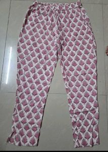 Pink Floral Print Kurta Set
