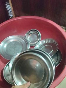 Set of Stainless Steel Plates
