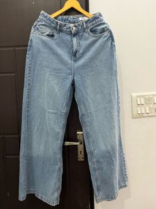 Light Wash Wide Leg Jeans