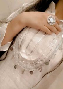 Elegant White Kurti Set