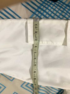 straight fit white cargo