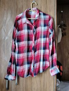 Plaid Checkered Casual Shirts Set