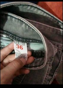 Stylish Grey Wash Denim Jeans