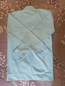 Light Blue Zip-Up Jacket