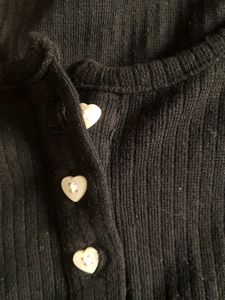 Black Solid Crop Top