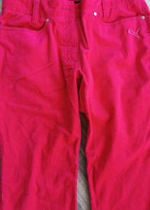 Puma Pink Corduroy Pants,28-30 size