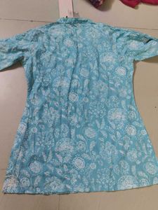 Beautiful Blue Floral Kurta