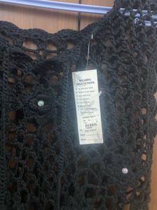 New Crochet Black Top