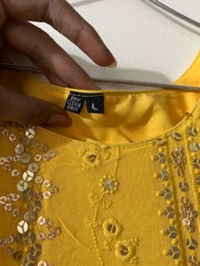 Yello Haldi Festival Dress