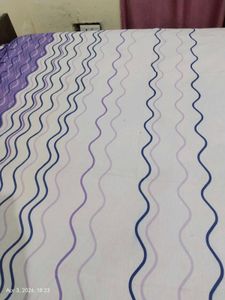 Wave Pattern cotton king size Bedsheet