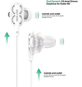 New Ant Audio Wired Headphone Doble W2