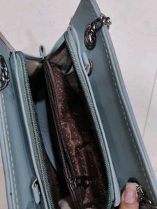Stylish Blue Handbag
