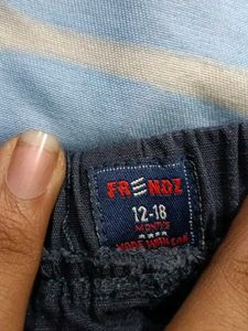 Boy's Navy Blue Cargo Shorts