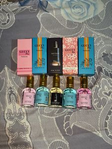 Set of 5 Perfumes - Gucci & Dior