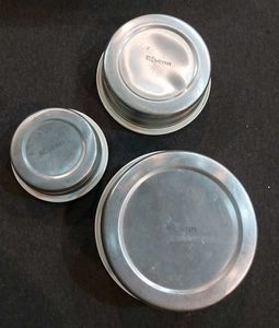 Stainless Steel Containers Set of 3 with lids