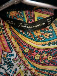 Paisley Print Blouse from ZARA