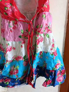 Tiered Floral Maxi Dress